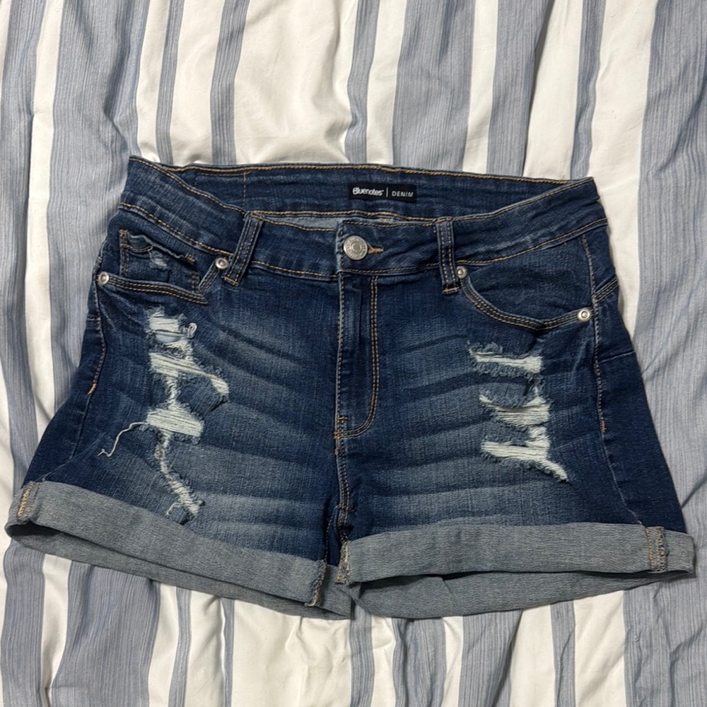 Bluenotes Blue Jean Shorts Distressed